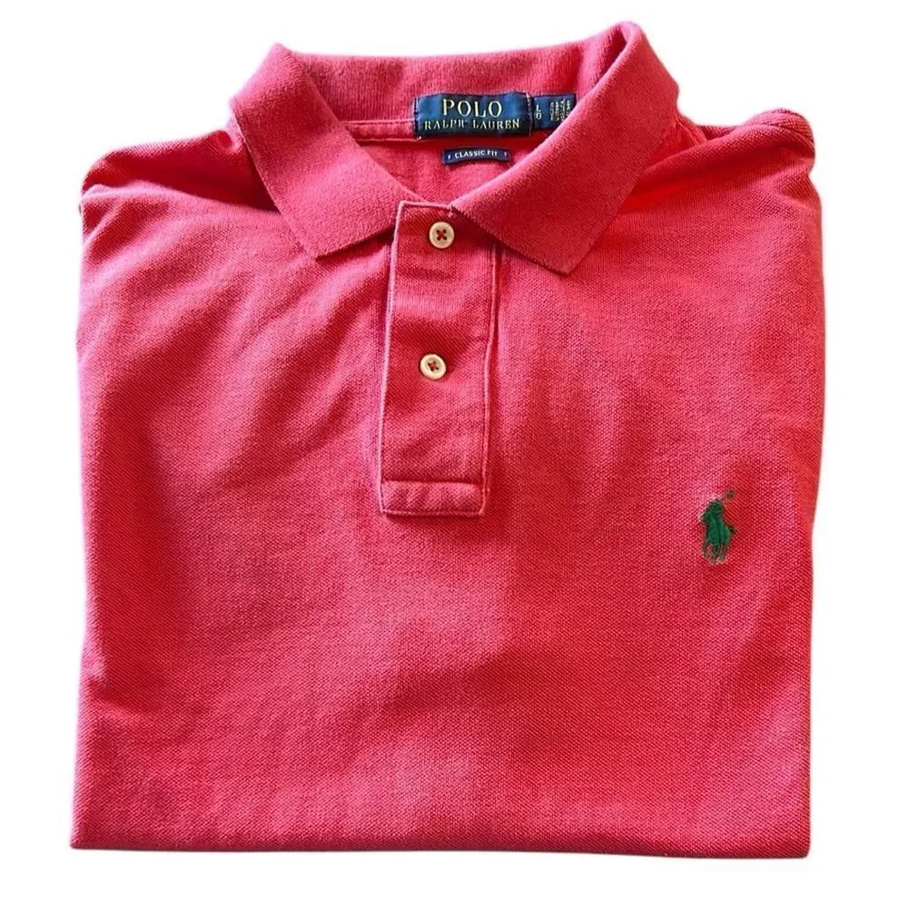 Polo Ralph Lauren Mens Red Polo Shirt